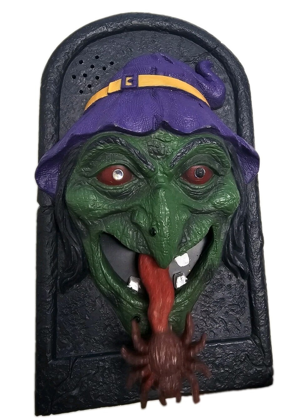 Witch Doorbell With Moving Tongue Scary Action Toy